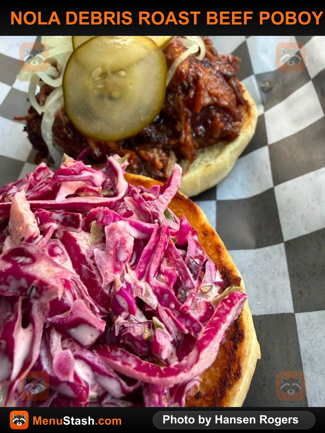 NOLA DEBRIS ROAST BEEF POBOY