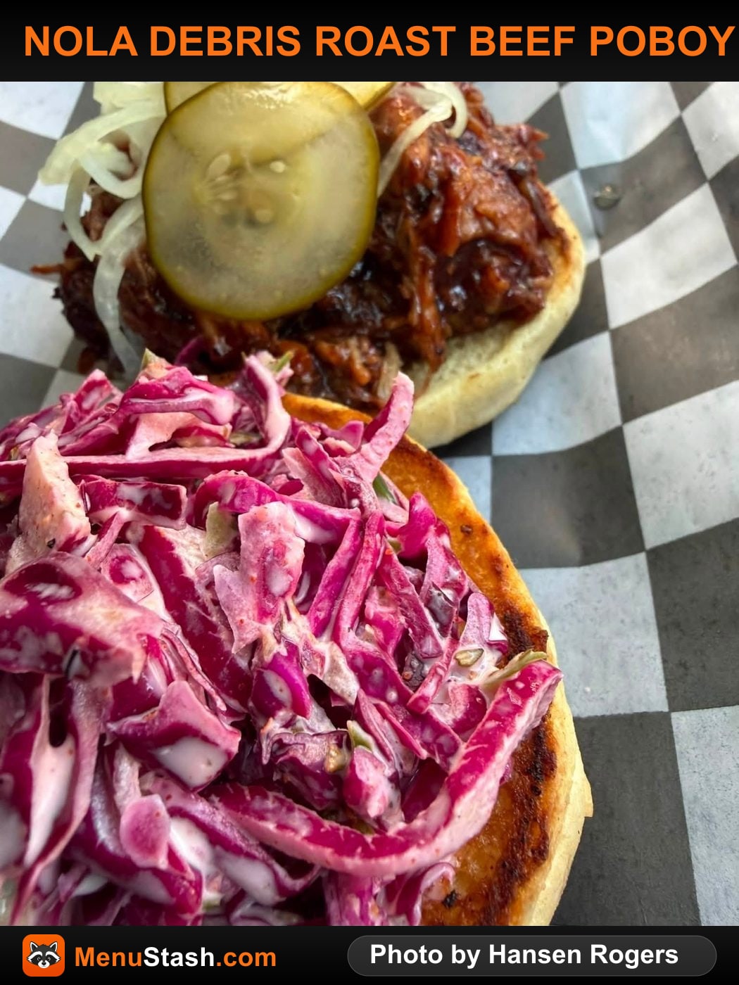 NOLA DEBRIS ROAST BEEF POBOY