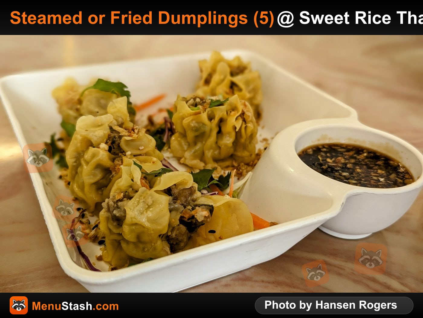 Steamed or Fried Dumplings (5)