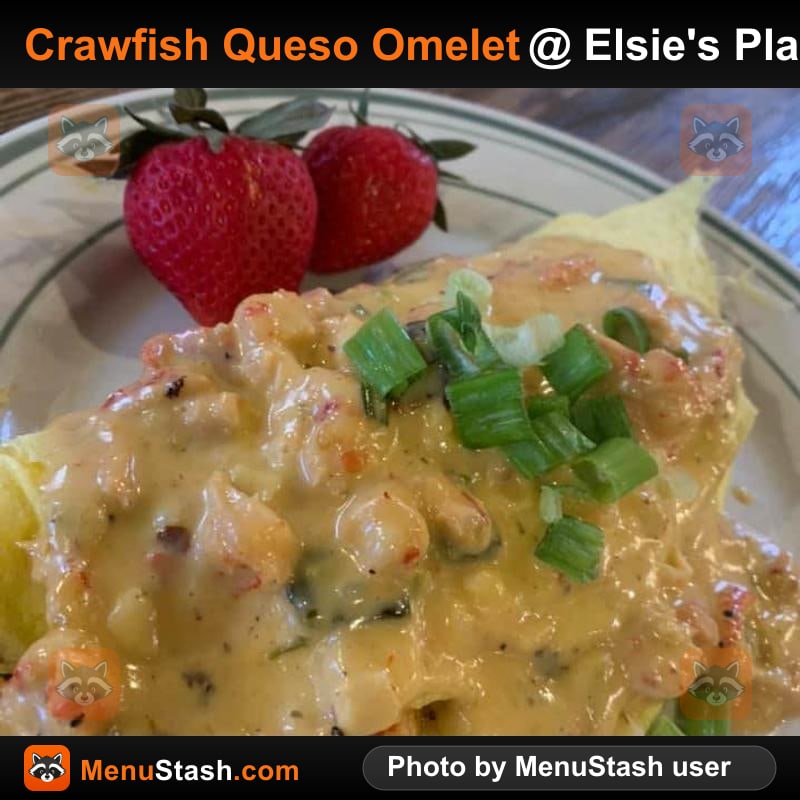 Crawfish Queso Omelet