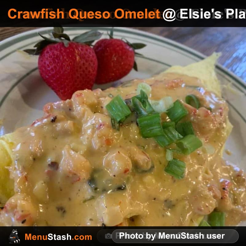 Crawfish Queso Omelet