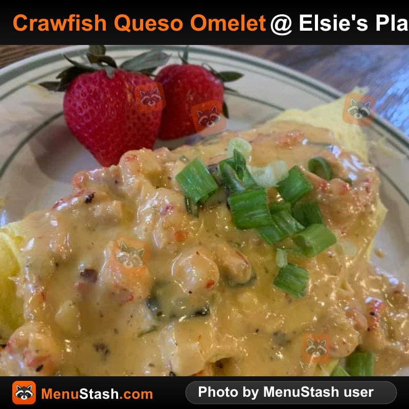 Crawfish Queso Omelet